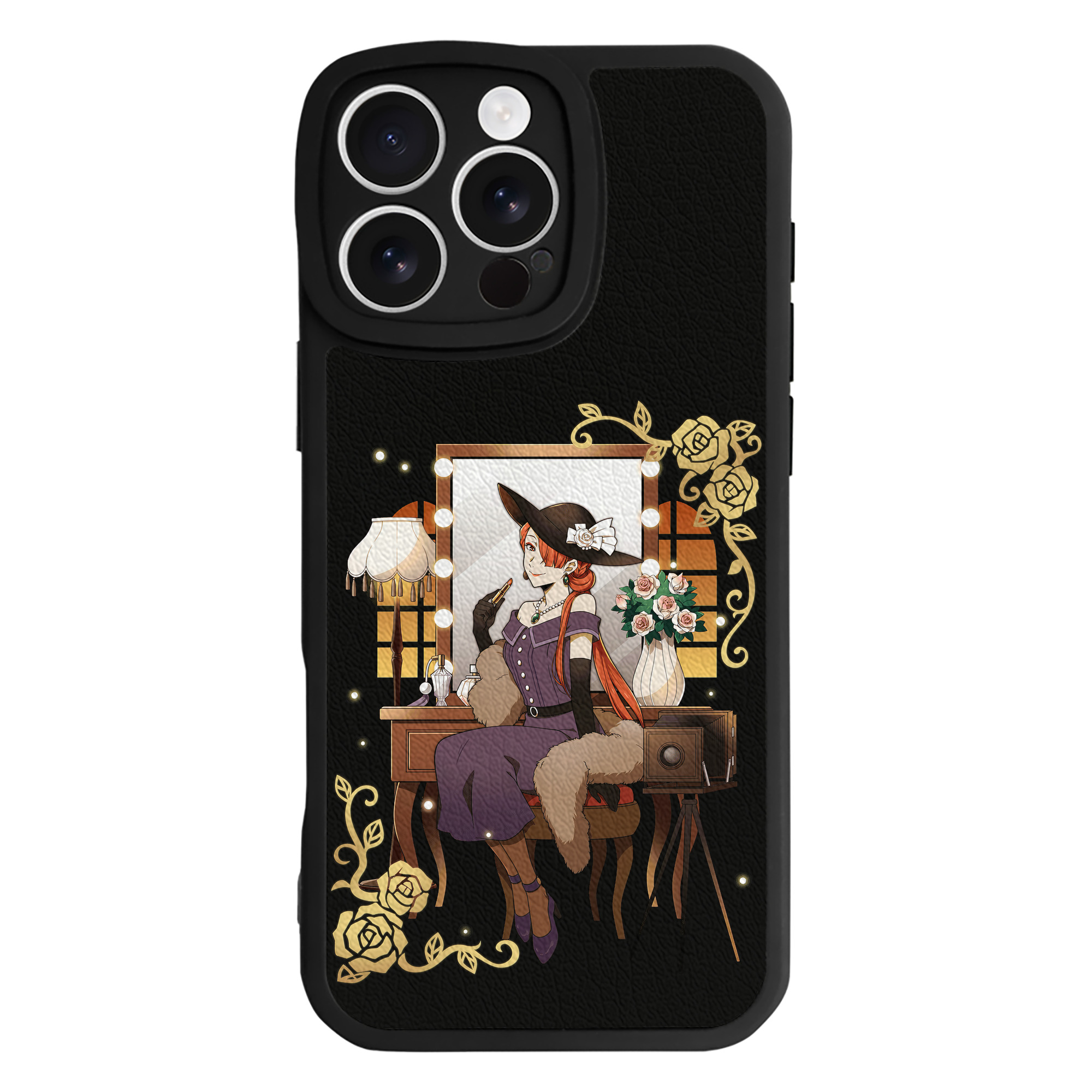 （画像用） 文豪ストレイドッグス Bungo Stray Dogs 【iPhone 16シリーズ対応】シリコンスマホケース（レザー調） 材質：シリコン